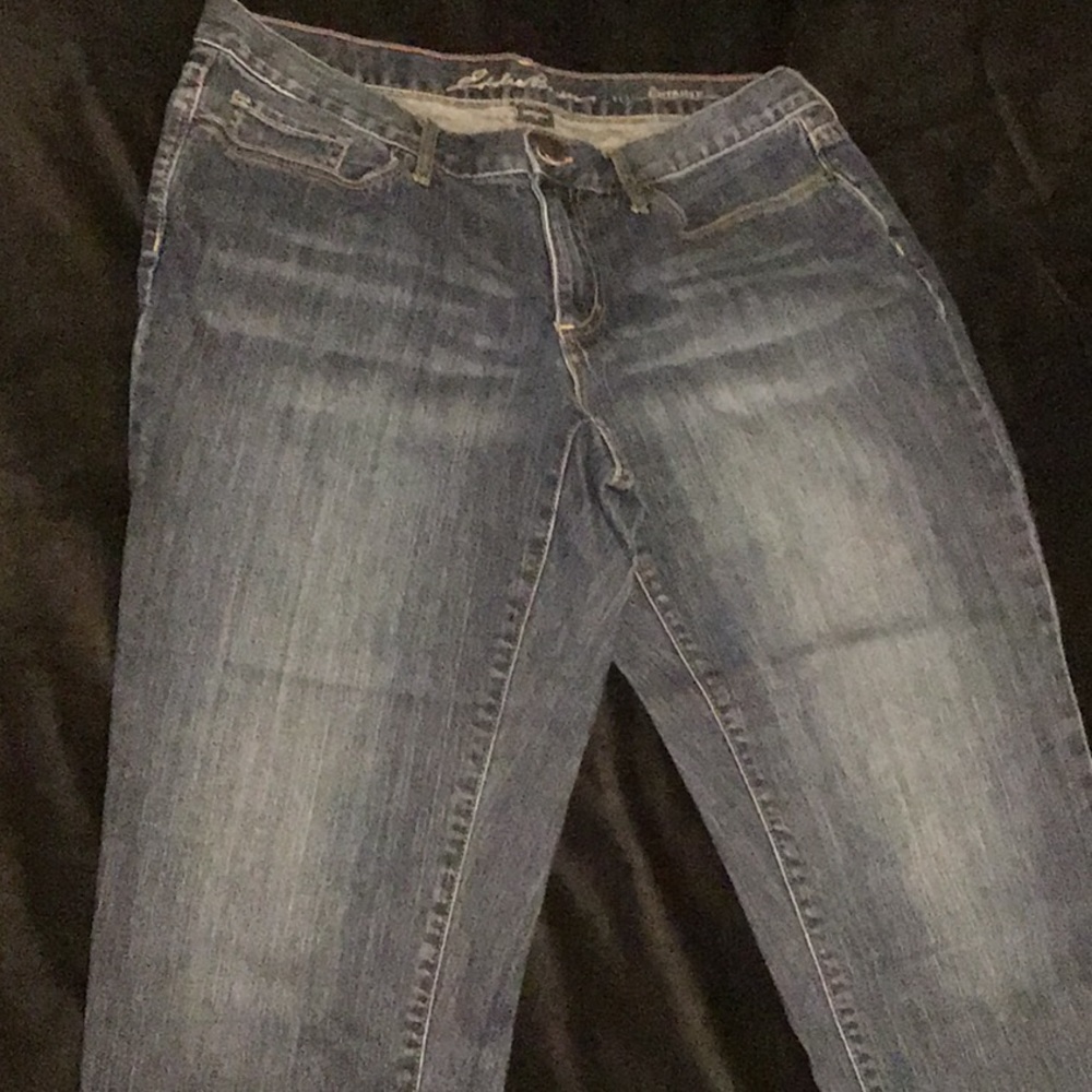 EUC Eddie Bauer Boyfriend fit capris